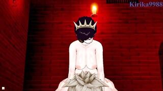 Asta has deep sex with Vanica Zogratis in a secret room