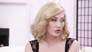 You can't scare this blonde with your dick, even in double penetration