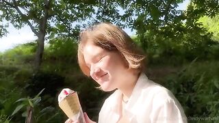 Don't lick the cream, suck my cock instead!
