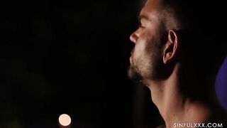 The man learned to jerk off and now he does it perfectly!