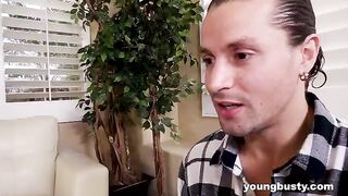 The guy checked the strength of the nipples with magnetic stimulation