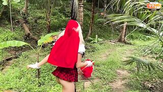 The little red riding hood had experience in intimate encounters