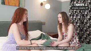 The girlfriends are not going to miss this great threesome opportunity
