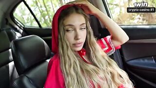 A little red riding hood became a slutty whore