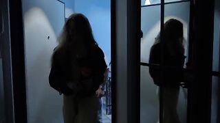 A hot chick is getting fucked on the first date