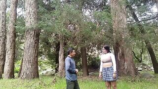 A forest is the place where every girl agrees to have her pussy licked