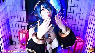 Heroes from Genshin Impact get familiar with intense orgasms