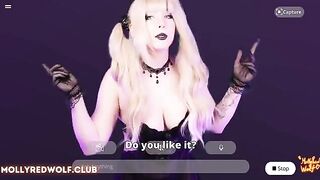 The blonde is caught and fucked by a monster in this thrilling scene