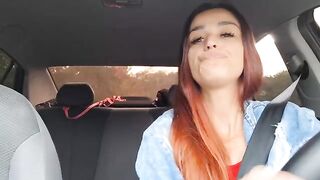 The girl had already noticed the stop sign trick