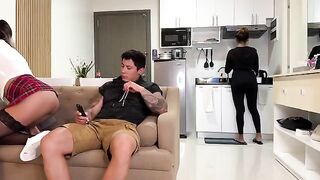 The girl was not noticed by the guy, and they both ended up well