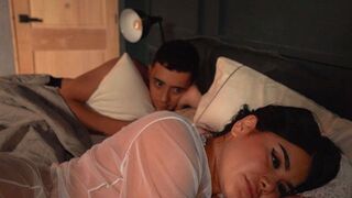 I couldn’t sleep, thinking about his lips and her moans non-stop