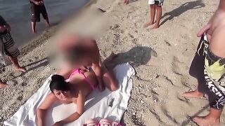 I spread the towel, you unbuttoned your pants—logical