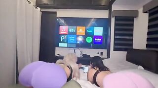 A prank with a step sister turned into a threesome adventure