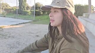 An actress went to the jungle and found a cock instead of mushrooms