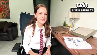 The girl was punished for not doing her homework