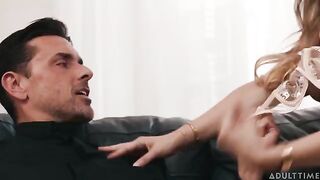 You can turn it up louder in the back, a steamy encounter unfolds on the couch