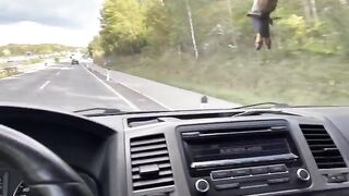 The guy fucked Latina in the car through Uber