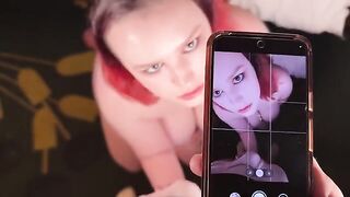 A girl with a great ass is doing a casting for porn, featuring thick PAWGs