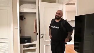 A blonde woman is fucked by her old man in a steamy scene
