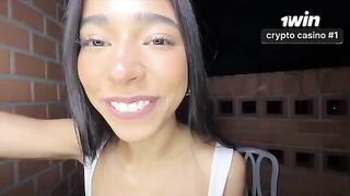 A girl has anal sex without lubricant, but with great passion and intensity