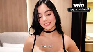 A beautiful girl has sex with her stepbrother at home