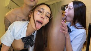 An Eastern girl in an state of complete orgasmic pleasure