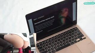 A flexible worker was caught while masturbating at his workplace