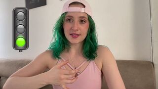 A girl indulges in solo play with a toy to achieve orgasm