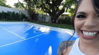 Gina Valentina gets her big ass pounded on the ball diamond
