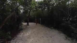 Girl with a big ass was picked up at the beach