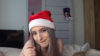 Anny Walker fucked a neighbor's pussy on Christmas Eve when no one was around