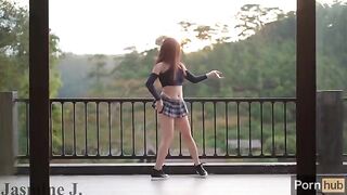 Jasmine J - It's You, a sexy dance and peeing video featuring a cute Asian girl