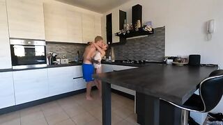 The squirt and she floods me as a reward for her new clitoral sucking skills!