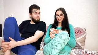 Stepsister fucked in her ass hole with a cute face