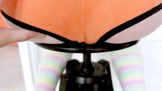 Cute step sister Lana fucks with her brother without condom