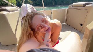 Messy double creampie on a pleasure cruise spring break