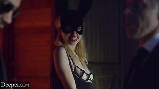 Chloe Cherry gets her DP fantasy fulfilled in a rough, intense scene