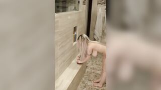 I used my sex machine and came in the shower on Onlyfans